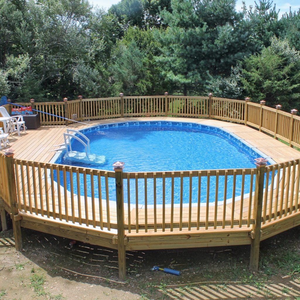 Above Ground Pool Installation Cost, How Much Does An Above Ground Pool With A Deck Cost