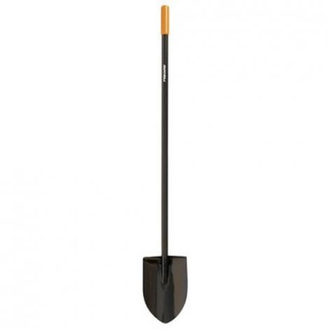 1. Fiskars Long Handle Round Point Steel