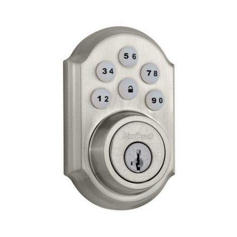 3. Kwikset 909 SmartCode Electronic Deadbolt featuring SmartKey