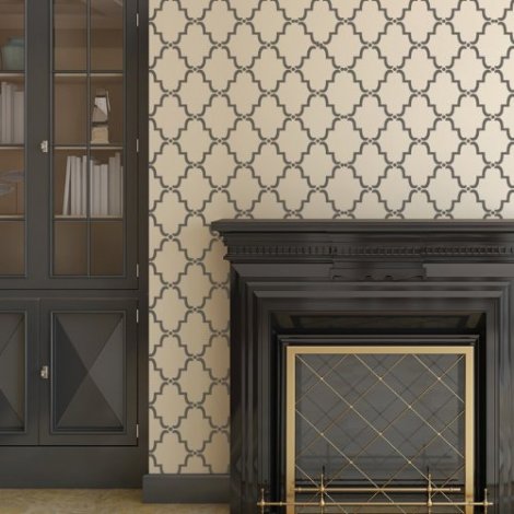 2. J BOUTIQUE STENCILS Moroccan Trellis Pattern