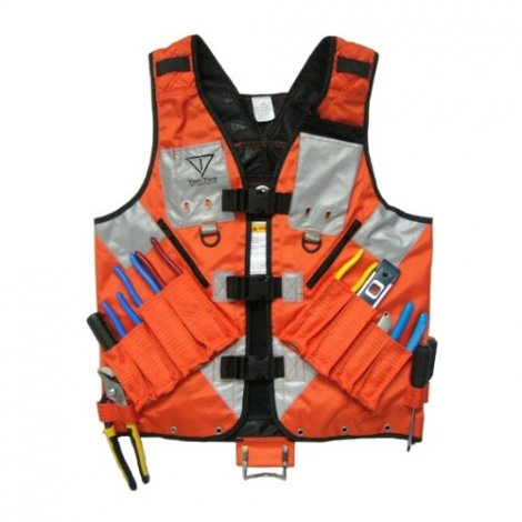 3. XL High Visibility Tool Vest with Built in Hydration Pouch