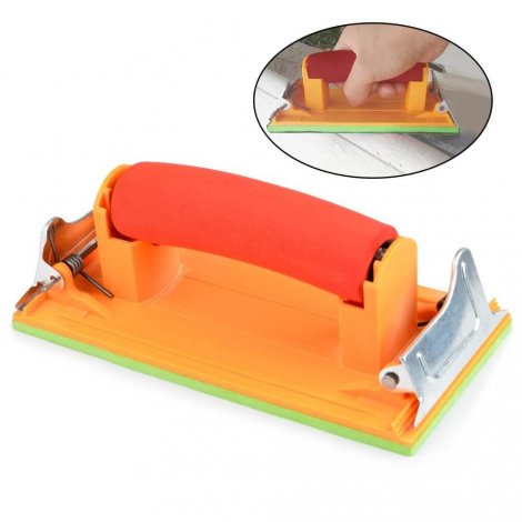 5. TIMESETL Hand Sanding with Sponge Handle