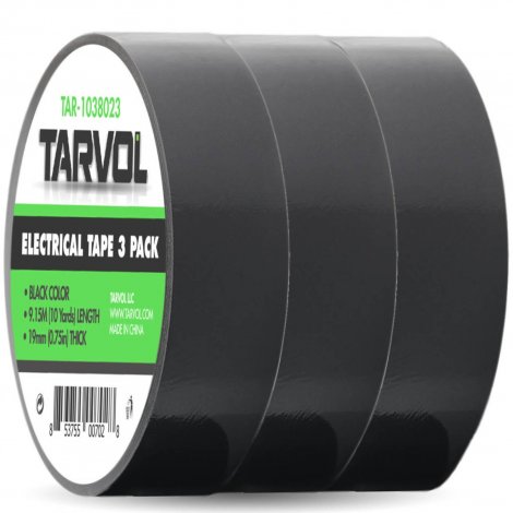 10. Tarvol Black Electrical Tape