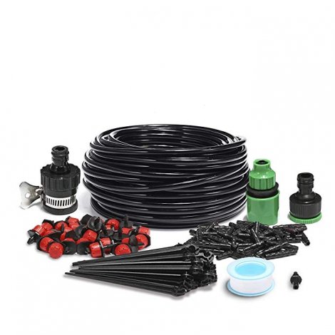 10. KINGSO 82ft Micro Drip Irrigation Kit
