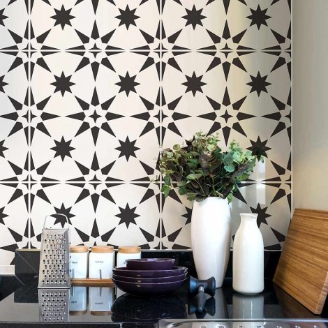 9. Cutting Edge Stencils Jewel Tile