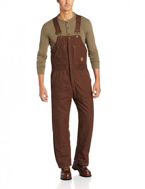 6. Berne Original Washed Insulated Bib