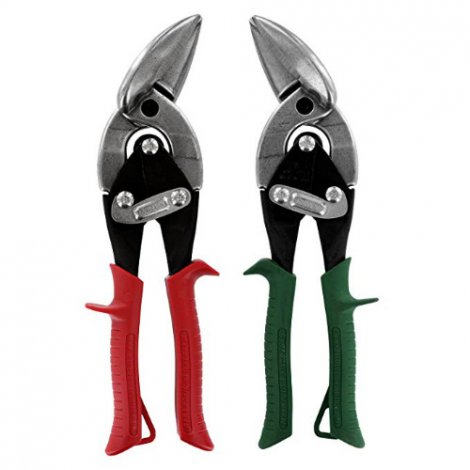 3. MIDWEST Set - Left and Right Cut Offset Tin Cutting Shears