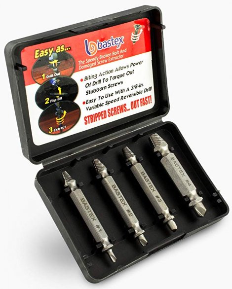 8. Bastex Damaged Screw Extractor Set