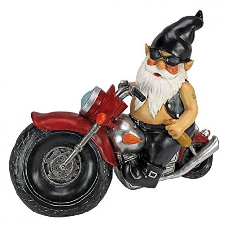 10. Design Toscano - Axle Grease the Biker