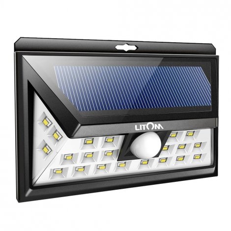 4. Litom Solar Lights Outdoor