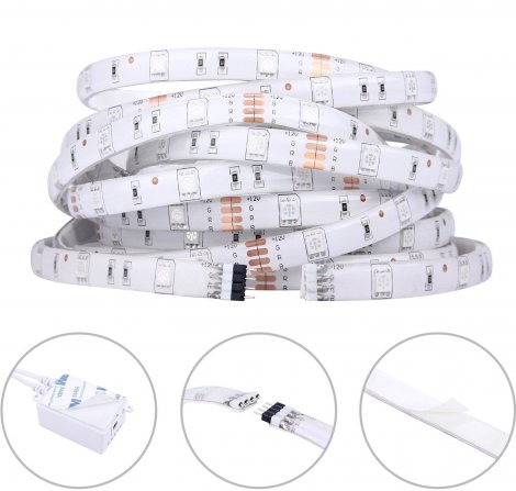 5. Rxment 10M 32.8 Ft 5050 RGB 300LEDs