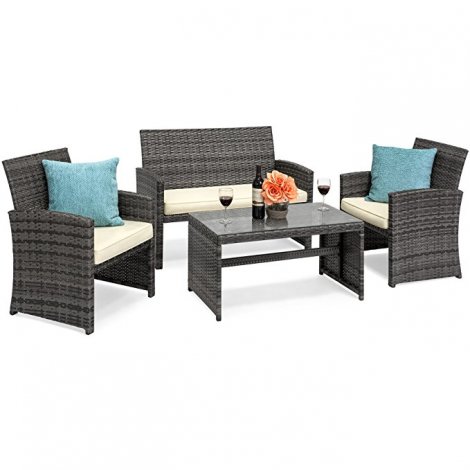 5. Best Choice Products 4-Piece Furniture