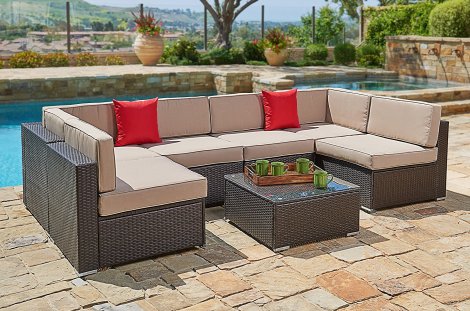 7. Suncrown Sofa Set