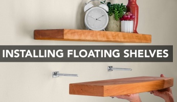 DIY Floating Shelves