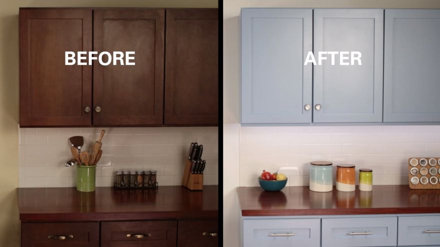 Spring Inspired Kitchen Cabinet Color, How To Recolor Kitchen Cabinets